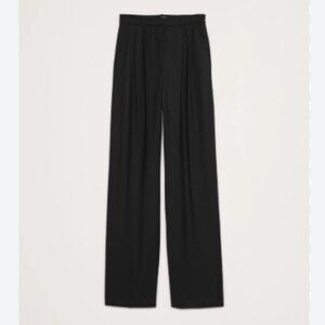 Banana Republic High Rise Wool Wide Leg Trouser Pant Size 0 / 26"